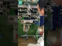 Kurvbildschirmdrucker für flache Artikel