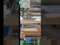 Kurvbildschirmdruckmaschine für flachen Artikel