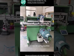 Logo für Gasflaschen mit Kurvbildschirmdrucker drucken