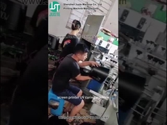 Kurvbildschirmdrucker, der Ellipseform für Plastikbehälter druckt