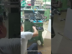 Druckmaschine für den Druck von Zylinderformen für Metallstäbe