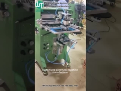 Logo für Glasflaschen mit Kurvbildschirmdrucker